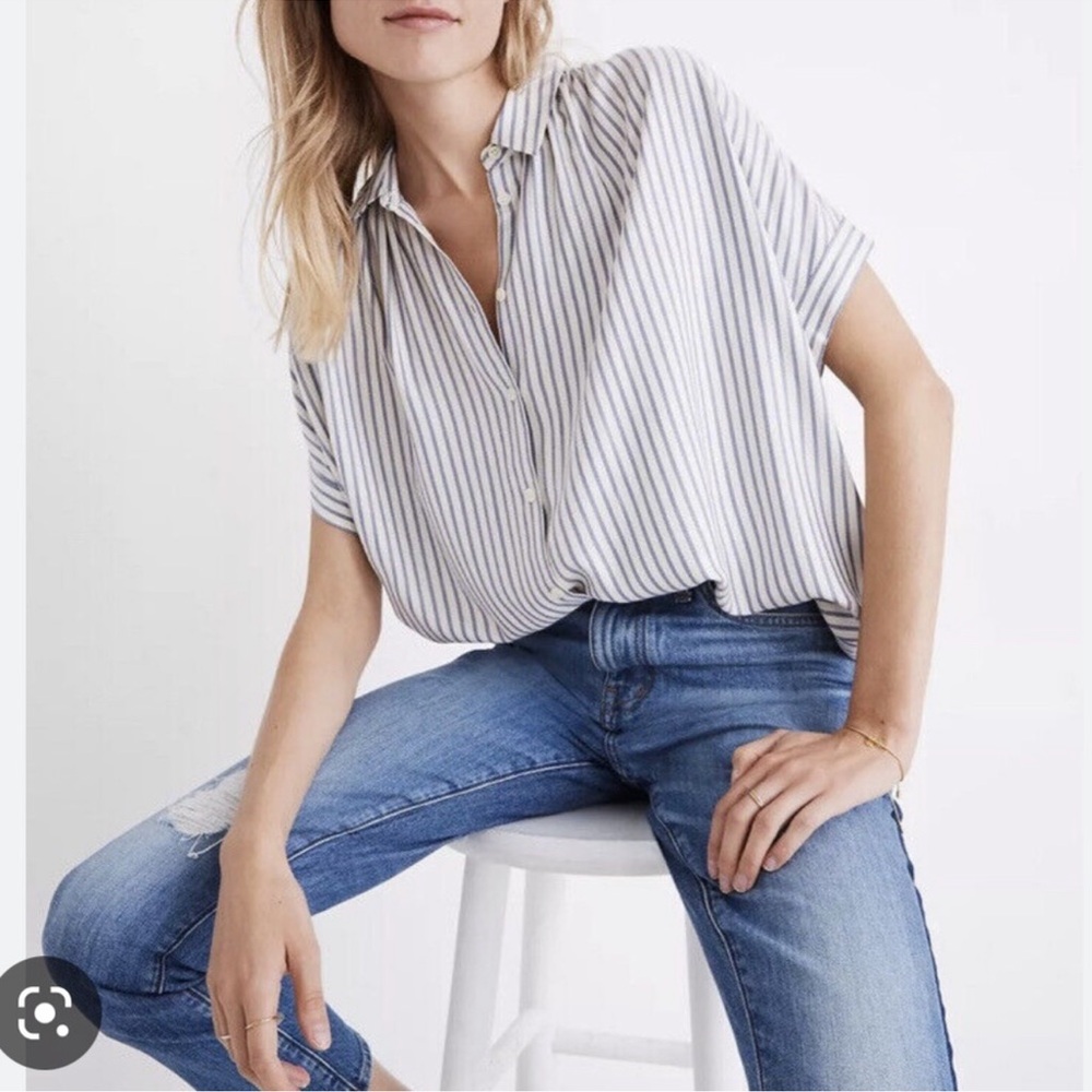 Madewell Central Shirt in Dalton Stripe